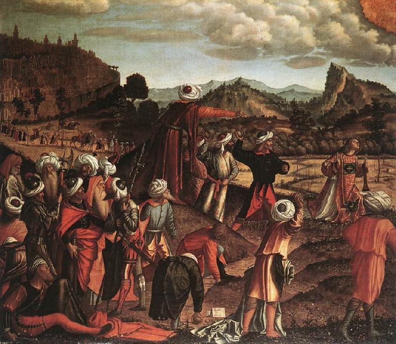 CARPACCIO, Vittore The Stoning of St Stephen g oil painting image